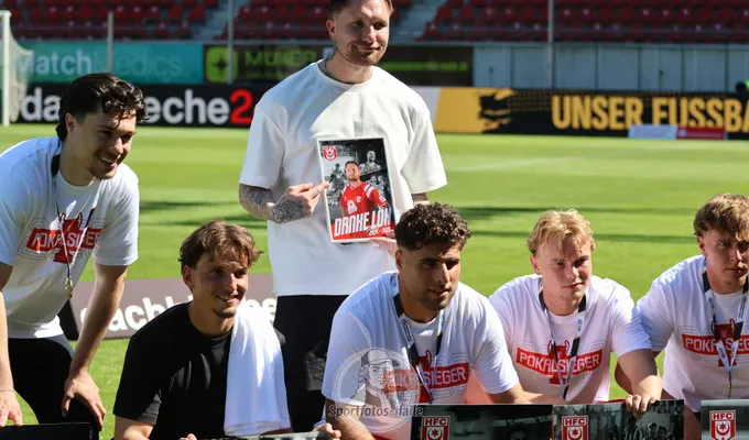 HFC verabschiedet sieben Profis nach Pokalsieg